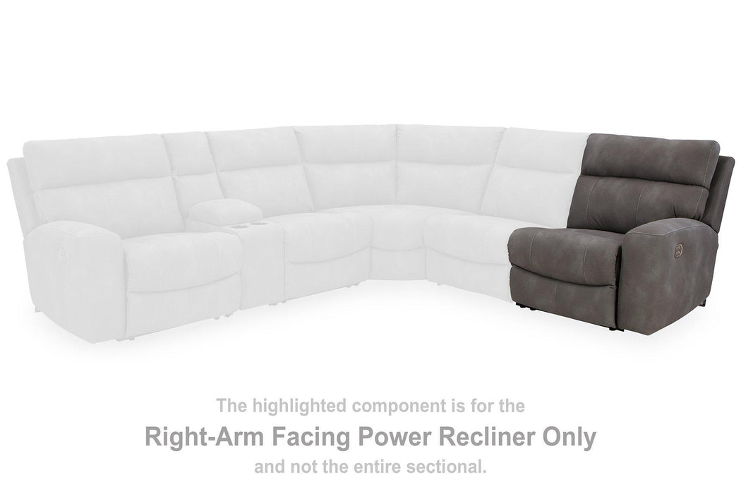 Next-Gen DuraPella Power Reclining Sectional Loveseat - Golden Home Furniture (Columbus, OH) - Multi Location