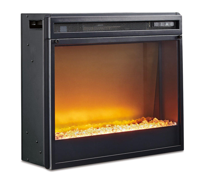 Wildenauer 76" TV Stand with Electric Fireplace - Golden Home Furniture 