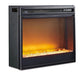 Wildenauer 76" TV Stand with Electric Fireplace - Golden Home Furniture 