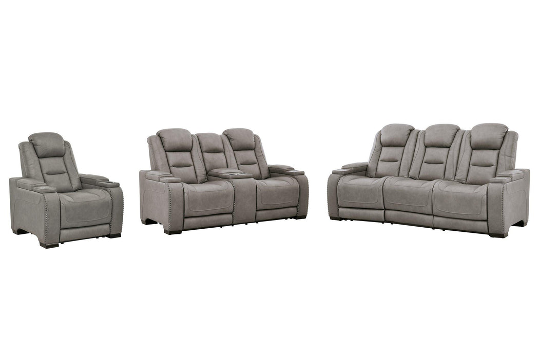 The Man-Den Living Room Set - Golden Home Furniture (Columbus, OH) - Multi Location