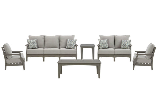 Visola Outdoor Sofa and Loveseat Set - Golden Home Furniture (Columbus, OH) - Multi Location