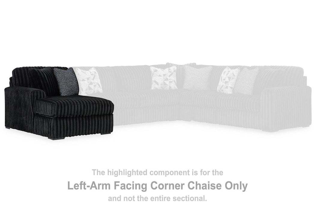 Midnight-Madness Sectional Sofa with Chaise - Golden Home Furniture (Columbus, OH) - Multi Location