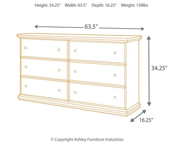 Maribel Dresser and Mirror - Golden Home Furniture (Columbus, OH) - Multi Location