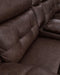 Punch Up Power Reclining Sectional Loveseat with Console - Golden Home Furniture 