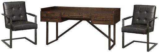 Starmore Home Office Desk with 2 Chairs - Golden Home Furniture (Columbus, OH) - Multi Location
