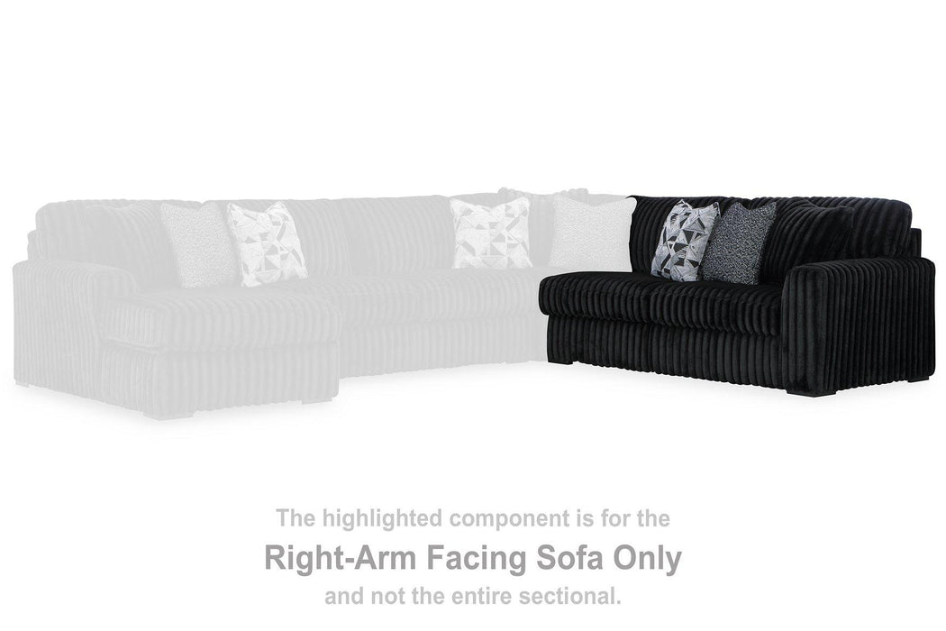 Midnight-Madness Sectional Sofa with Chaise - Golden Home Furniture (Columbus, OH) - Multi Location