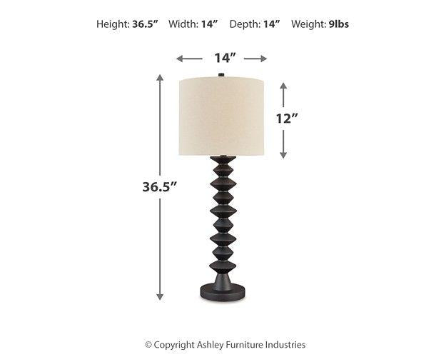 Luanndon Lamp Set - Golden Home Furniture (Columbus, OH) - Multi Location