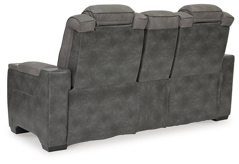 Next-Gen DuraPella Power Reclining Loveseat with Console - Golden Home Furniture (Columbus, OH) - Multi Location