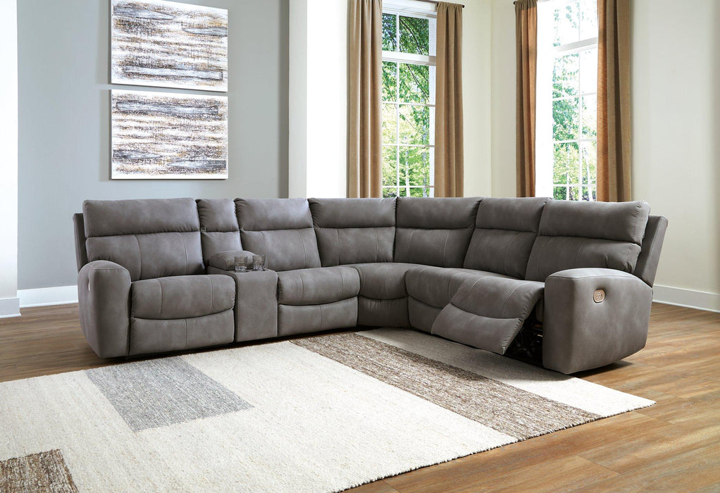 Next-Gen DuraPella Power Reclining Sectional - Golden Home Furniture (Columbus, OH) - Multi Location