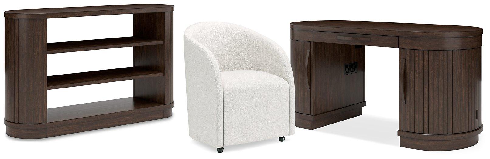 Korestone Home Office Set - Golden Home Furniture (Columbus, OH) - Multi Location