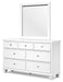 Fortman Dresser and Mirror - Golden Home Furniture (Columbus, OH) - Multi Location