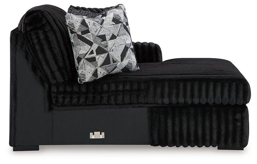 Midnight-Madness Sectional Sofa with Chaise - Golden Home Furniture (Columbus, OH) - Multi Location