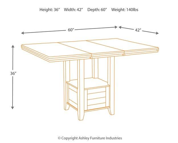 Haddigan Dining Room Set - Golden Home Furniture (Columbus, OH) - Multi Location
