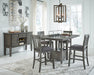 Hallanden Counter Height Dining Room Set - Golden Home Furniture (Columbus, OH) - Multi Location
