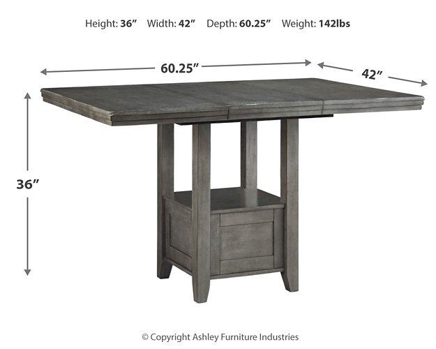 Hallanden Counter Height Dining Room Set - Golden Home Furniture (Columbus, OH) - Multi Location
