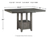 Hallanden Counter Height Dining Room Set - Golden Home Furniture (Columbus, OH) - Multi Location