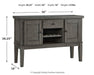 Hallanden Counter Height Dining Room Set - Golden Home Furniture (Columbus, OH) - Multi Location