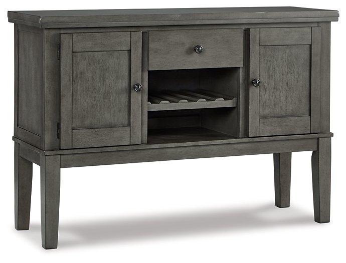 Hallanden Counter Height Dining Room Set - Golden Home Furniture (Columbus, OH) - Multi Location