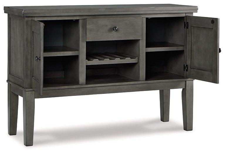 Hallanden Counter Height Dining Room Set - Golden Home Furniture (Columbus, OH) - Multi Location