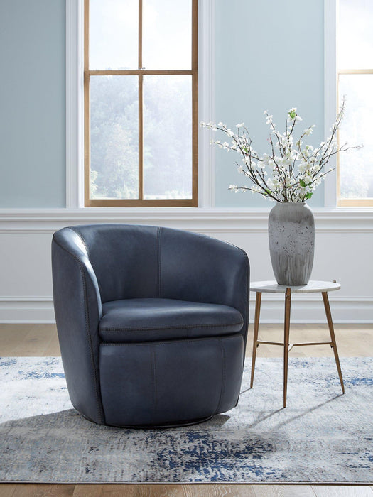 Kierreys Swivel Accent Chair - Golden Home Furniture 