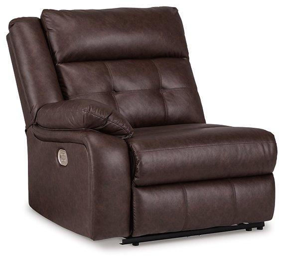 Punch Up Power Reclining Sectional Loveseat with Console - Golden Home Furniture 