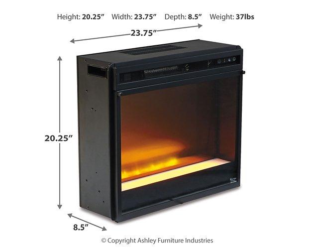 Wildenauer 76" TV Stand with Electric Fireplace - Golden Home Furniture 