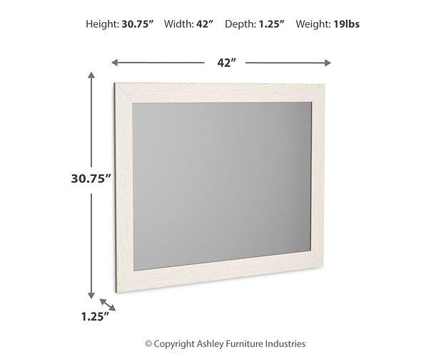 Stelsie Bedroom Mirror - Golden Home Furniture 