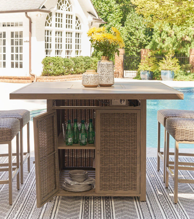 Walton Bridge Outdoor Dining Set - Golden Home Furniture 