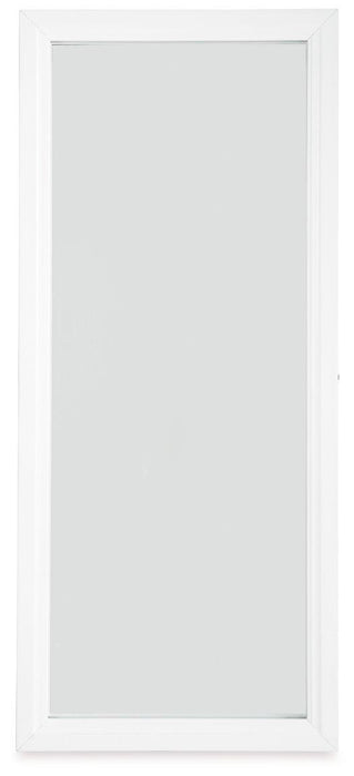 Evesen Floor Standing Mirror/Storage - Golden Home Furniture 
