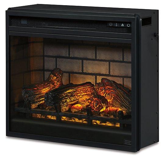 Wildenauer 76" TV Stand with Electric Fireplace - Golden Home Furniture 
