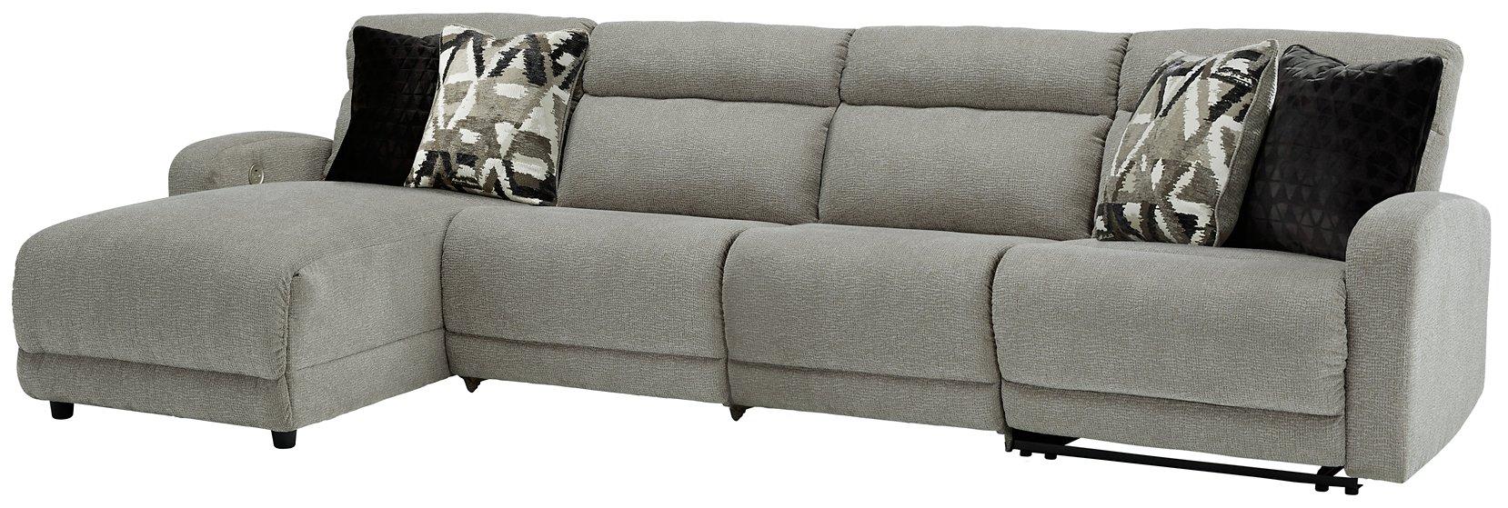 Colleyville Power Reclining Sectional with Chaise - Golden Home Furniture (Columbus, OH) - Multi Location