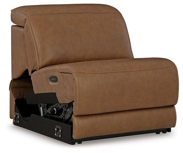 Magic Man Power Reclining Sectional with Console - Golden Home Furniture (Columbus, OH) - Multi Location