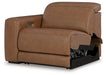 Magic Man Power Reclining Sectional Loveseat - Golden Home Furniture (Columbus, OH) - Multi Location