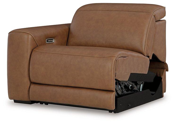 Magic Man Power Reclining Sectional Loveseat - Golden Home Furniture (Columbus, OH) - Multi Location