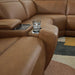 Magic Man Power Reclining Sectional with Console - Golden Home Furniture (Columbus, OH) - Multi Location