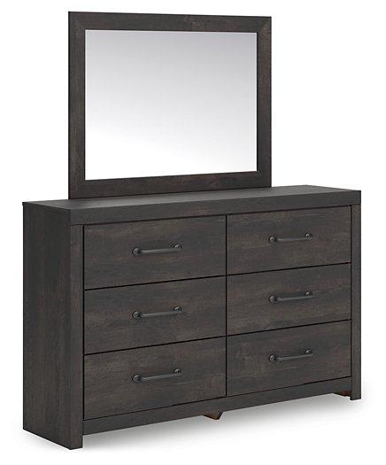 Hollivern Dresser and Mirror - Golden Home Furniture (Columbus, OH) - Multi Location