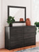 Hollivern Dresser and Mirror - Golden Home Furniture (Columbus, OH) - Multi Location