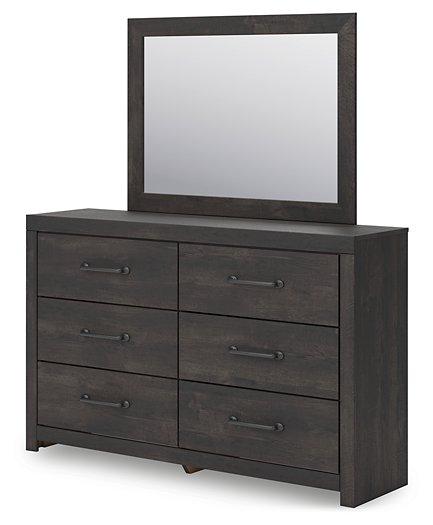 Hollivern Dresser and Mirror - Golden Home Furniture (Columbus, OH) - Multi Location