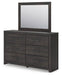 Hollivern Dresser and Mirror - Golden Home Furniture (Columbus, OH) - Multi Location