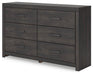 Hollivern Dresser and Mirror - Golden Home Furniture (Columbus, OH) - Multi Location