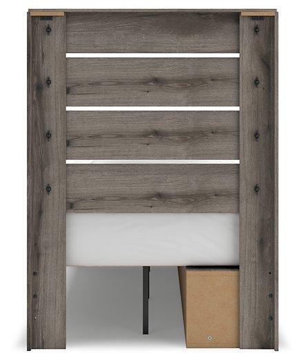 Graystorm Bed with Storage - Golden Home Furniture (Columbus, OH) - Multi Location
