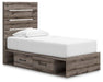 Graystorm Bed with Storage - Golden Home Furniture (Columbus, OH) - Multi Location