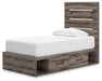 Graystorm Bed with Storage - Golden Home Furniture (Columbus, OH) - Multi Location