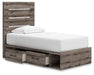 Graystorm Bed with Storage - Golden Home Furniture (Columbus, OH) - Multi Location