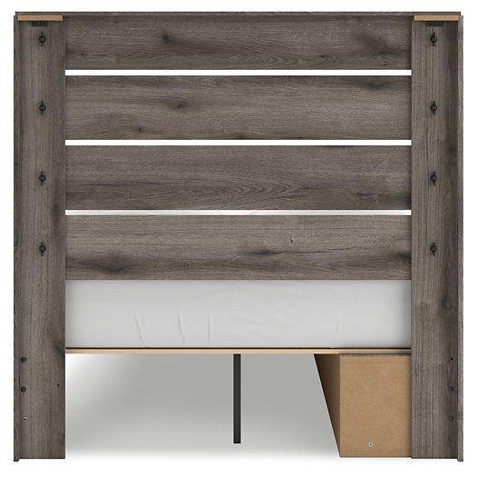 Graystorm Bed with Storage - Golden Home Furniture (Columbus, OH) - Multi Location