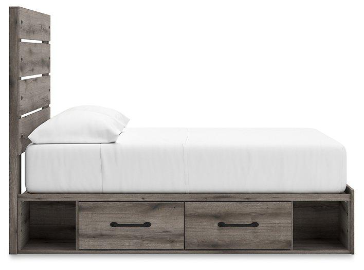 Graystorm Bed with Storage - Golden Home Furniture (Columbus, OH) - Multi Location