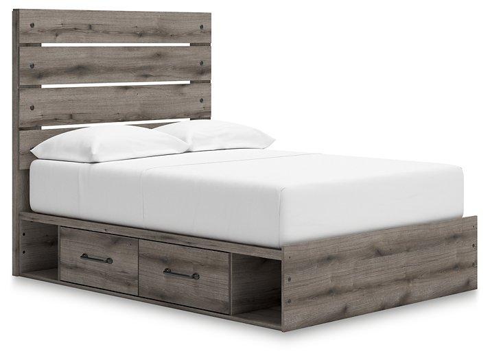 Graystorm Bed with Storage - Golden Home Furniture (Columbus, OH) - Multi Location