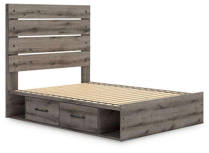 Graystorm Bed with Storage - Golden Home Furniture (Columbus, OH) - Multi Location