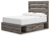 Graystorm Bed with Storage - Golden Home Furniture (Columbus, OH) - Multi Location
