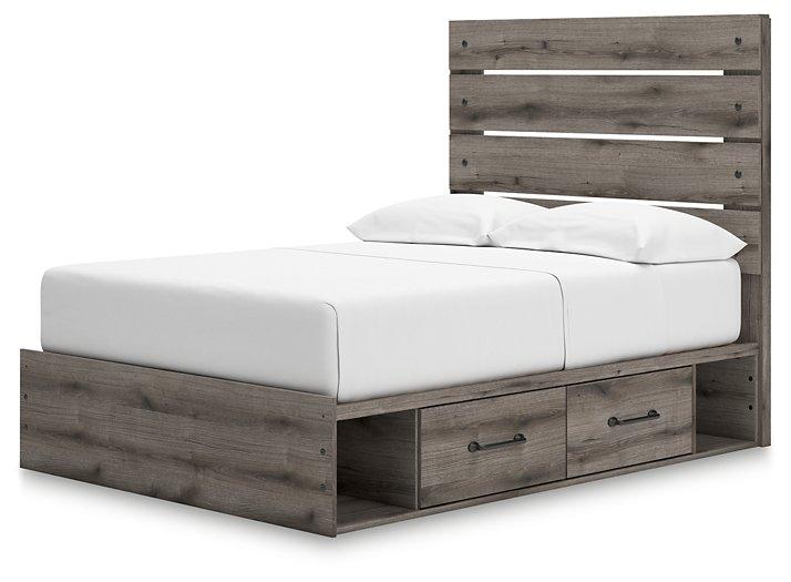 Graystorm Bed with Storage - Golden Home Furniture (Columbus, OH) - Multi Location